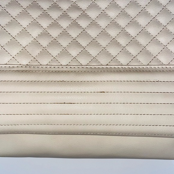 Steve Madden Crossbody/Shoulder Cream Tote Bag - Picture 12 of 13